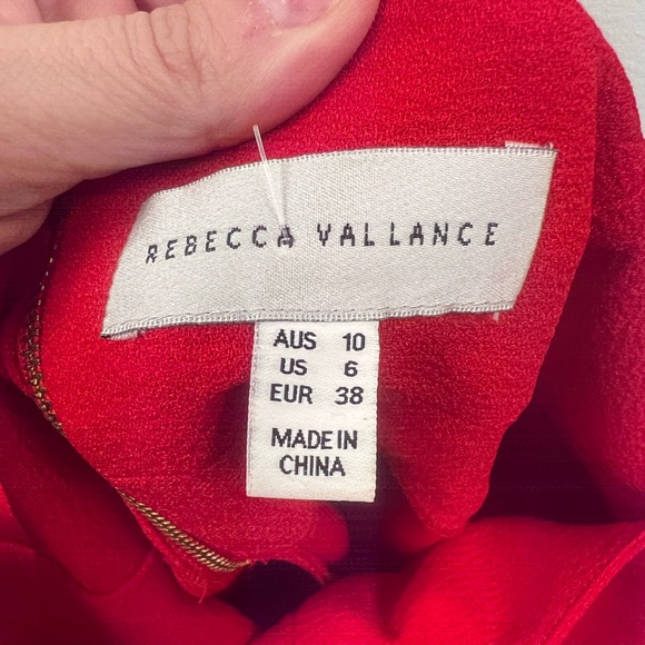 Rebecca Vallance Havana Red Cutout Bow Embellished Jumpsuit - Picture 7 of 7